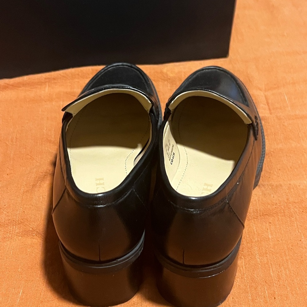 Coach Women's Black Loafer - Picture 4 of 5